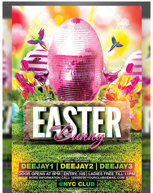 easter party flyer