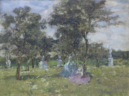 Ladies Resting in the Shade Emma Ciardi 20th century