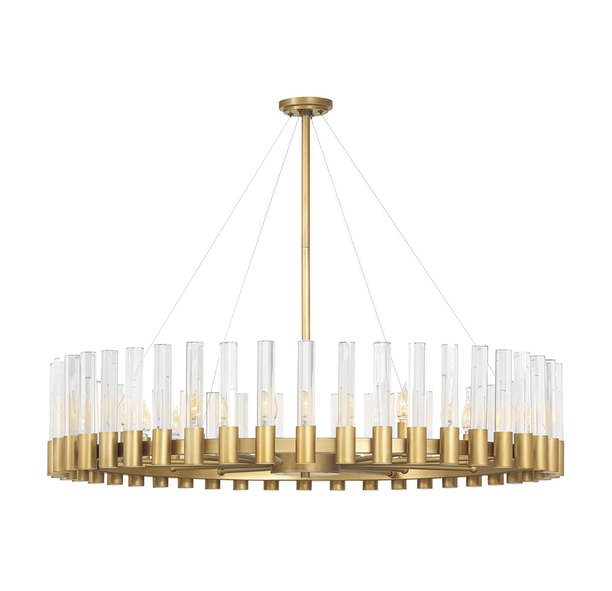 Louvre 2 Tier Oval Crystal Led Chandelier Led Chandelier