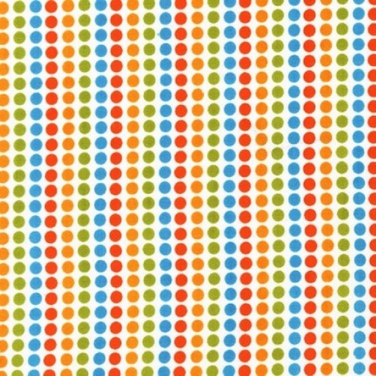 FQ Remix Dotty Stripes Bermuda fabric by Robert Kaufman