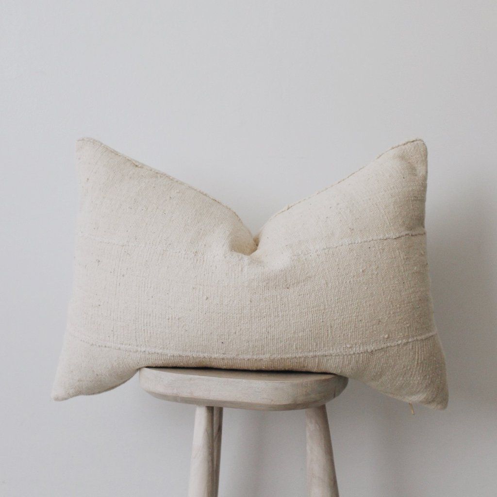 African mudcloth pillow, Woven Sierra Stripe Pillow Cover – Danielle