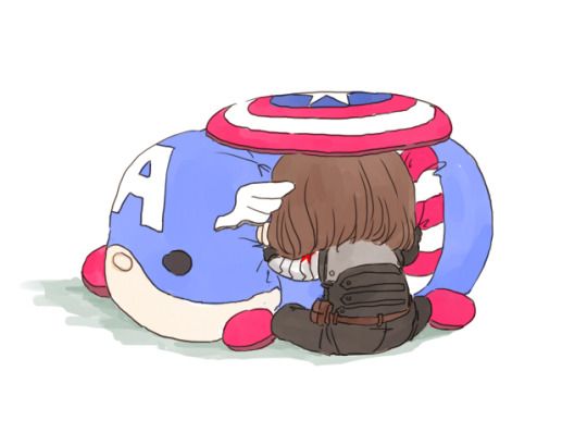 bucky with a giant