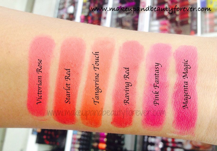 All Lakme Absolute Matte Lip Tint Pout Lipstick Review Shades