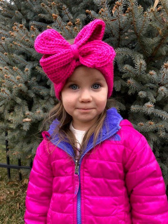 pretty in pink womens earwarmer. Pink knitted adult earwarmer adult headband