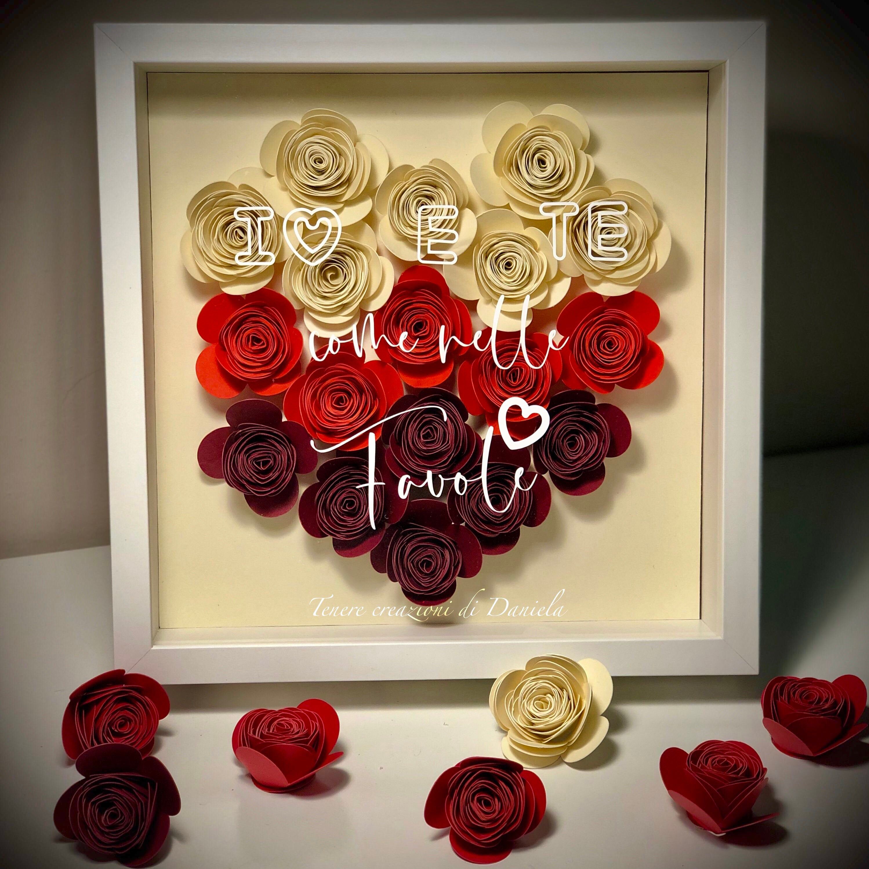 Flower shadow box | Etsy