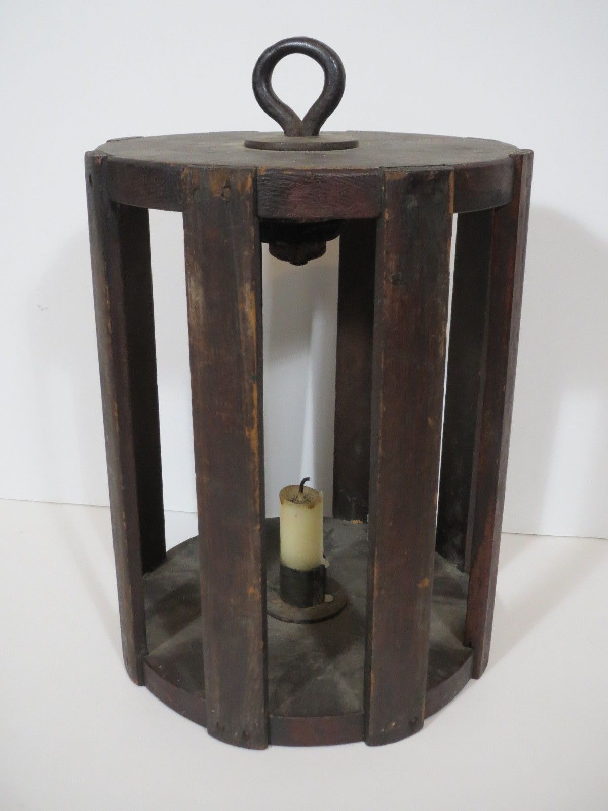 Rare & Unusual Early 19Th C New England Wooden Cage Rare & Unusual Early 19Th C New England Wooden Cage