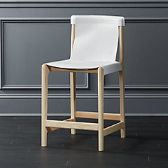 Leather Counter Stool Black Or Brown Sling Back Stool Leather Seat Counter Stools Leather Counter Stools Stool