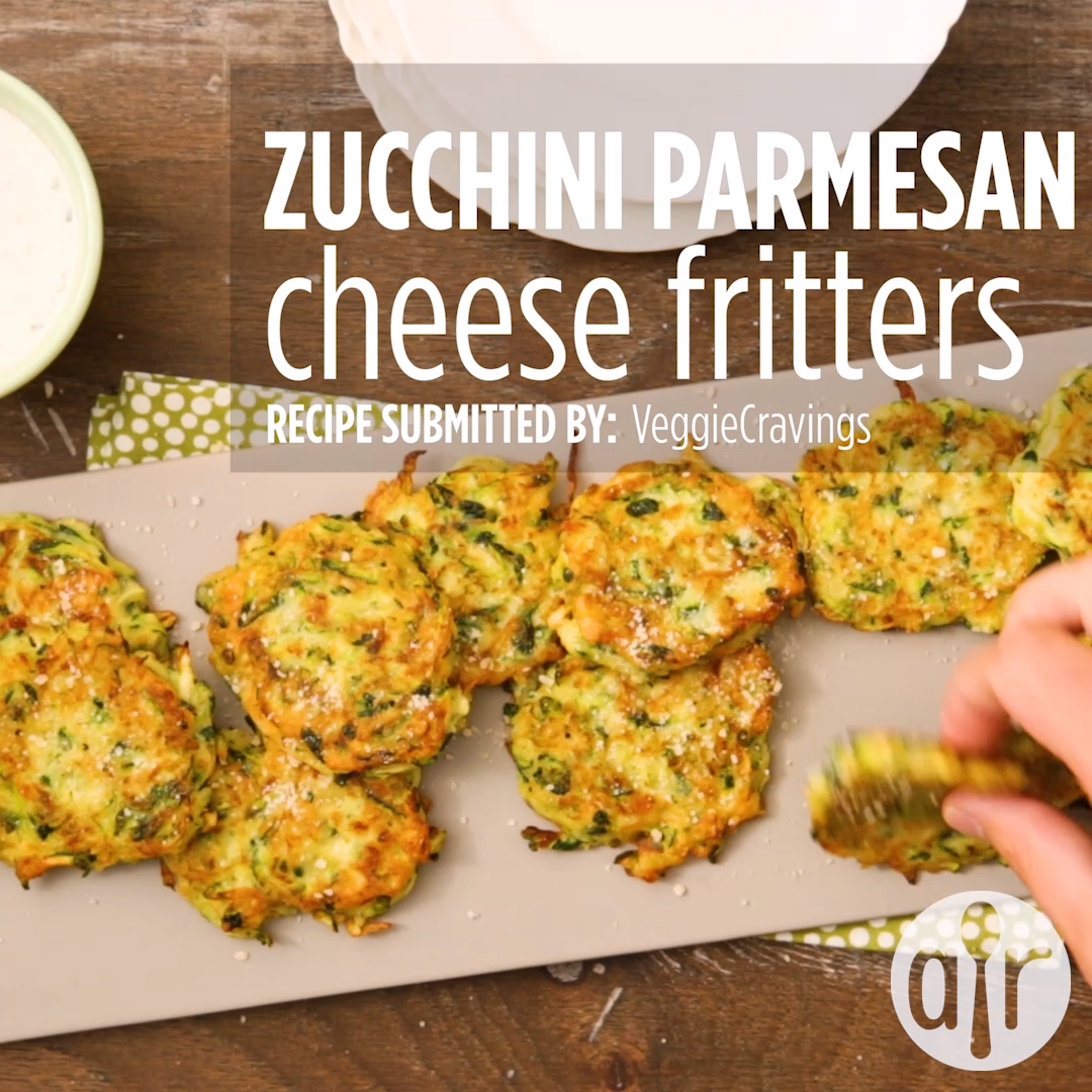 Zucchini-Parmesan Cheese Fritters