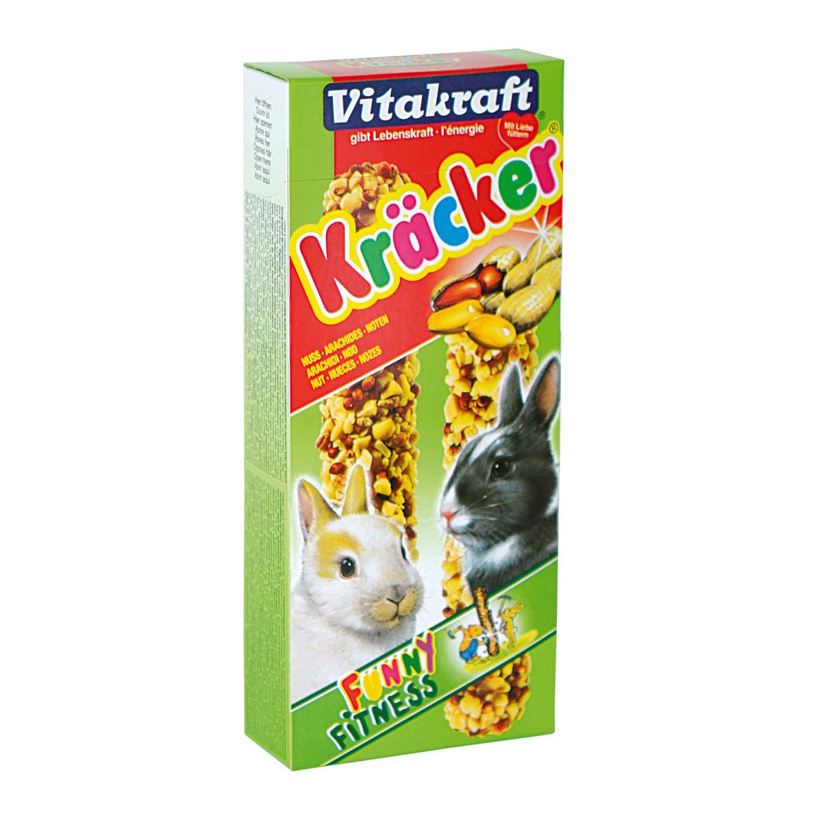 Vitakraft Konijn Kracker - Konijnensnack - Noten direct bestellen in onze webshop! Lekker en gezond
De smaakvolle Konijn Krackers van Vitakraft zijn onmisbaar in het verblijf van je Konijnen. Een verantwoorde snack op basis van verschillende natuurlijke ingrediënten. De krackers zitten boordevol belangrijke vitaminen en mineralen en zijn bereid zonder toegevoegde suikers. De heerlijke stukjes fruit en andere lekkernijen zijn bevestigd op een natuurlijk knabbelhoutje. De kracker is gemakkelijk Kitten, Pets, Products, Cute Kittens, Kitty, Kitty Cats, Gadget, Baby Cats, Animals And Pets