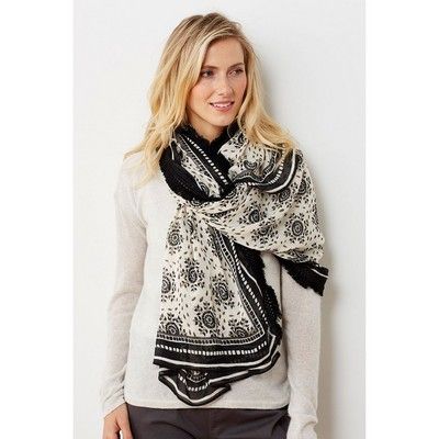 rock flower paper fringe scarf black fabric pinterest rock flower paper scarf