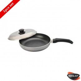 Omega Deluxe Kadai 240 Mm With Lid Pots And Pans Lidded Omega