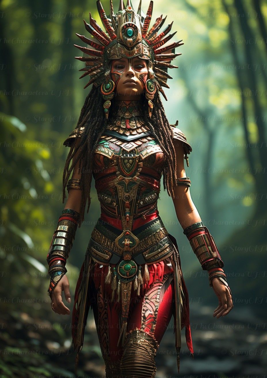 Aztec Princess Warrior #203