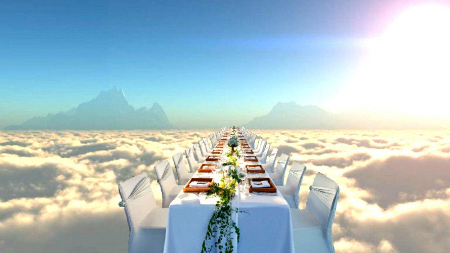 Eternal Salvation Eternity Temple Heaven Table Decorations God eternal-salvation-eternity-temple-heaven-table-decorations-god