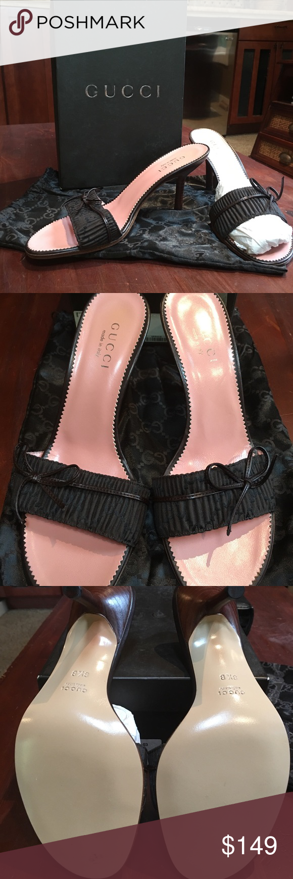 gucci heel slides