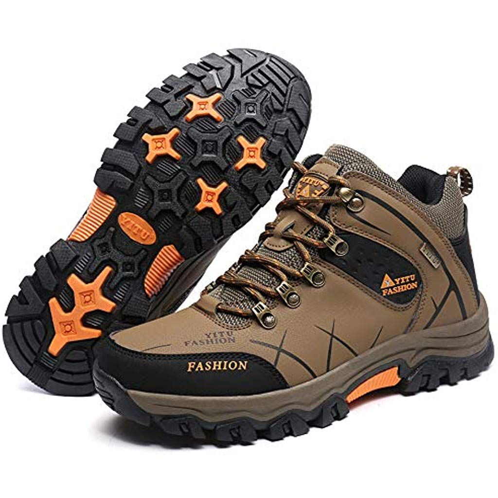 NIUJIN Mens Running Shoes Sports Walking Athletic Trekking Fashion Outdoor for Hiking Football Driving