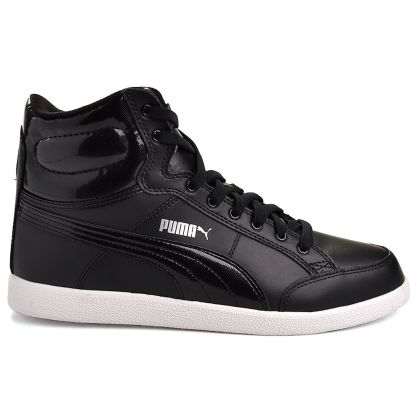 TENIS PUMA IKAZ MID CLASSIC 357755-02 - PRETO | Chinelos femininos, Tênis puma e Estilo esportivo