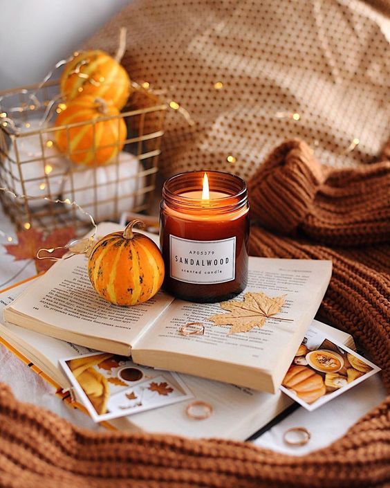 Autumn candles for good vibes Autumn candles for good vibes