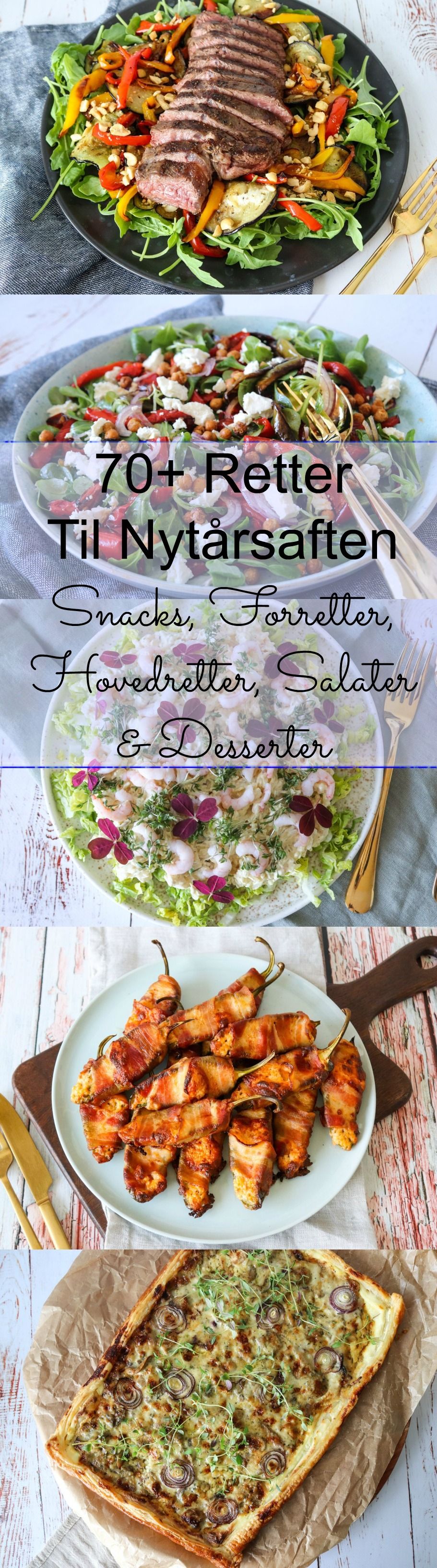 Mad Til Nytårsaften - Snacks, Forretter, Hovedretter, Salater Og Dessert #nytårdesserter