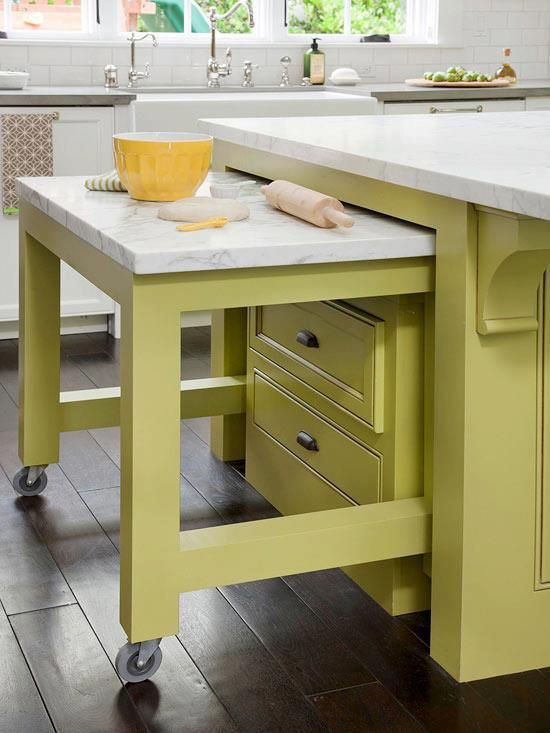 E Saving Functionality A Cutting Board On Wheels Slides Out A Cutting Board On Wheels Slides Out From Inside The Island When It S Needed
