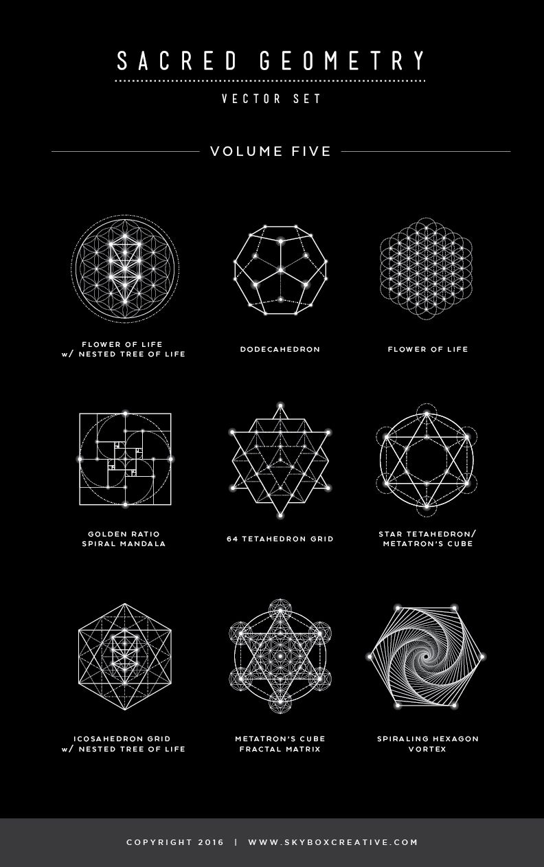 sacred geometry vector illustrations vol 5 naming guide