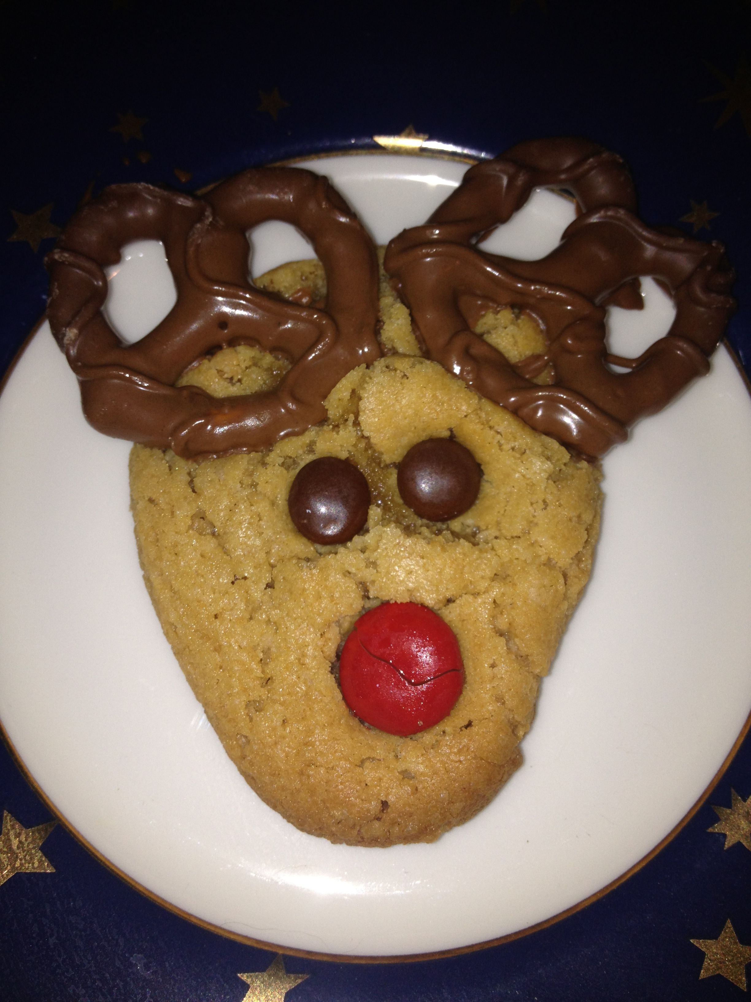 Reindeer Peanut butter Christmas cookies | Baking, Holiday recipies
