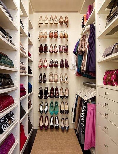 Walk In Closets Ideas Shelves And Drawers For Storage Design Diy Shoe Rack