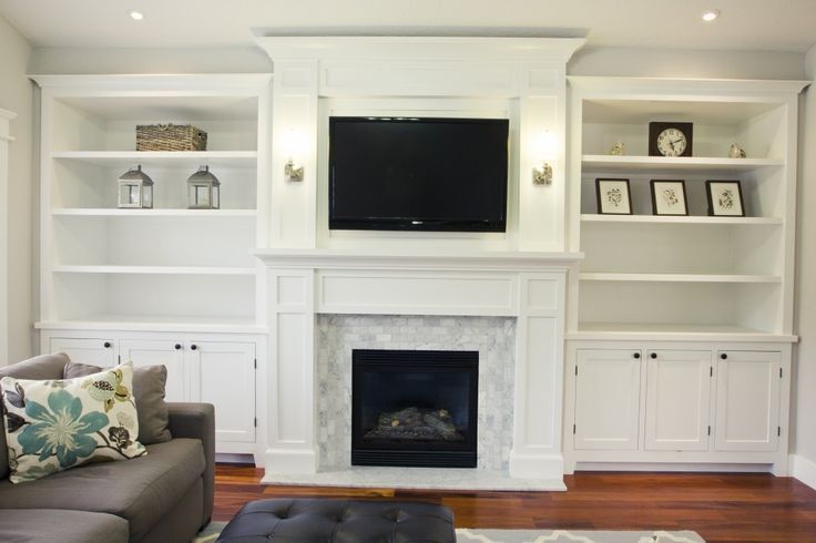 Built Ins Around Fireplace And Tv Stairs Fireplaces Amp Trim In Shelves Diy Mantel Living Room Diy Fireplace Mantel, Built In Cabinets And Shelves Around Fireplace