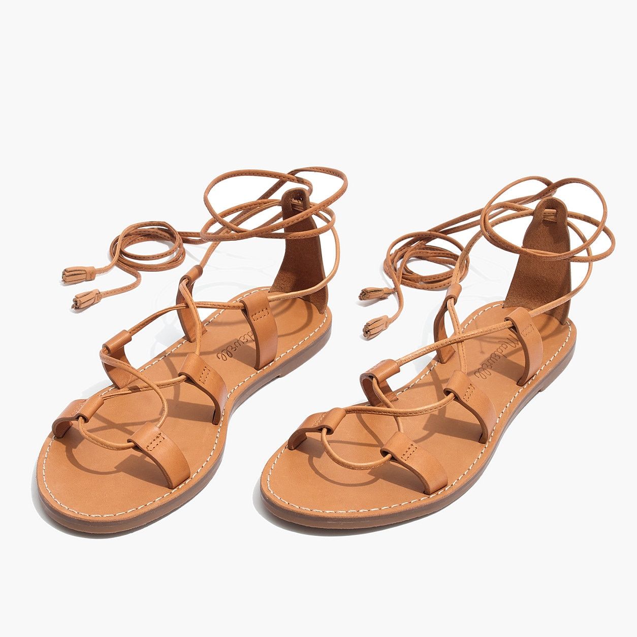 Madewell Womens Boardwalk Lace-Up Sandal | Lace up sandals, Women shoes ...