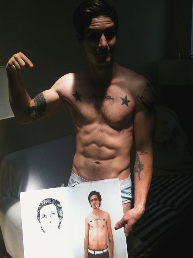 James Ransone tattoos and pictures. 