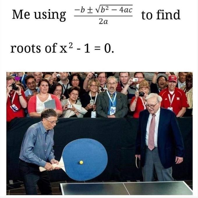Télécharger gratuitement Images Bill Gates Giant Ping Pong Paddle Blagues Maths Blagues le plus cool par