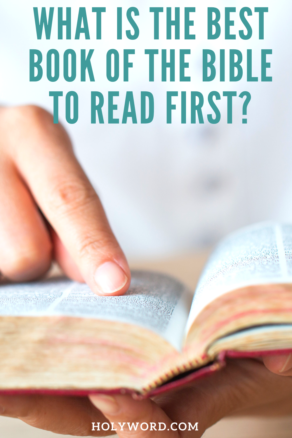 In What Order Should A Beginner Read The Bible