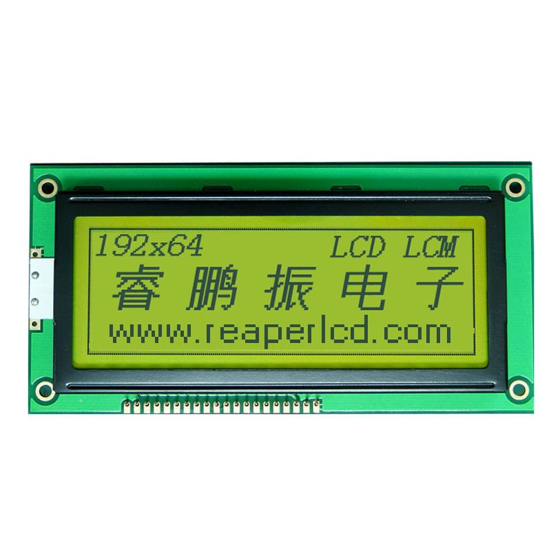 Monochrome LCD Display Module 192X64 Stn FSTN Graphic LCD with White Backlight Usage : Small-sized LCM. Type : Graphic. Display Technology : STN. DOT-Matrix Graphic LCD Module Type : Row/Column-Driven. LCD Drive Mode : Static Drive LCD Module. Customized : Non-Customized. Lcm, Matrix, Column, Monochrome, Technology, Display, Type, Graphic, Custom