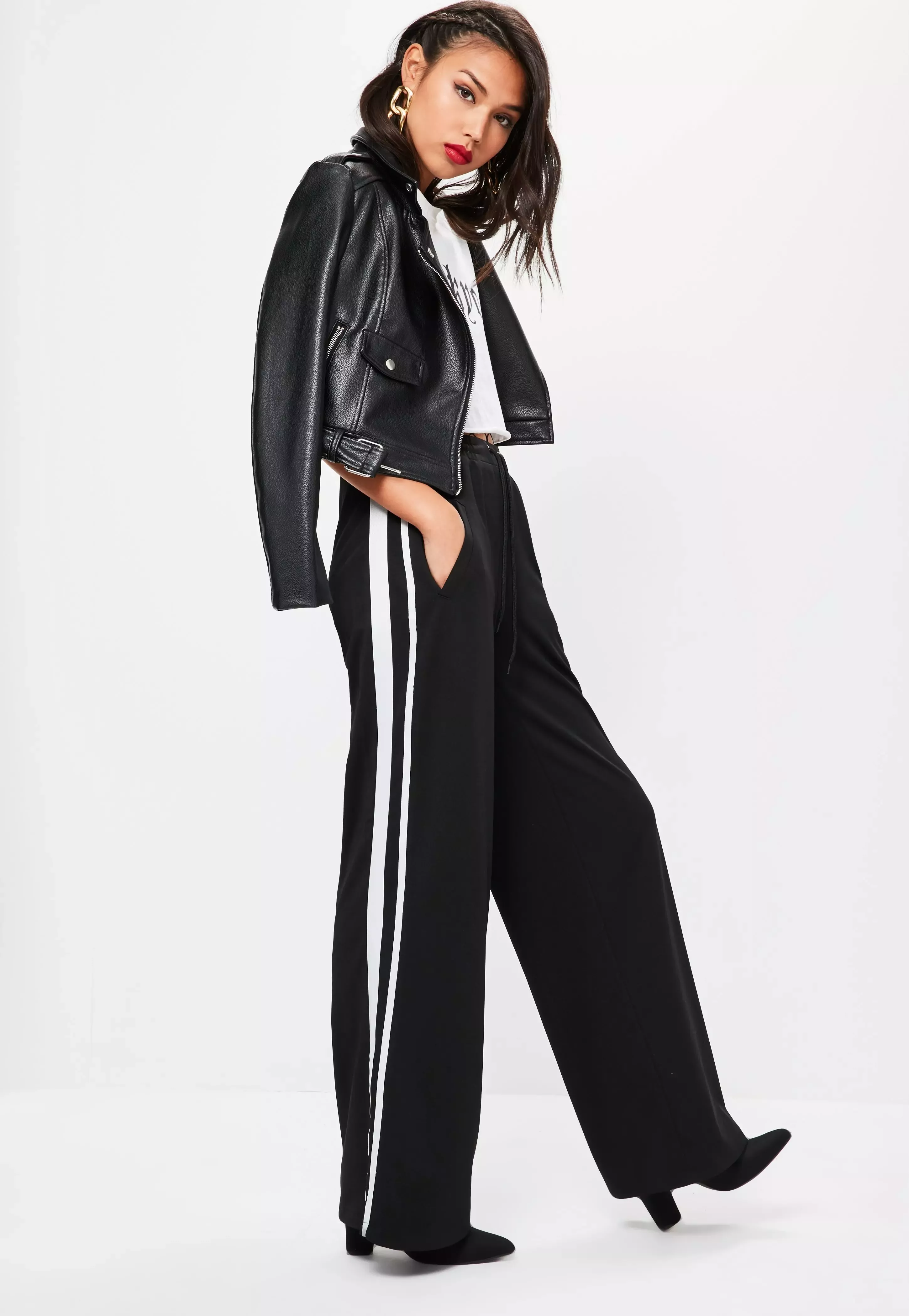 Womens Black And White Striped Pants Womens Black And White Striped Pants