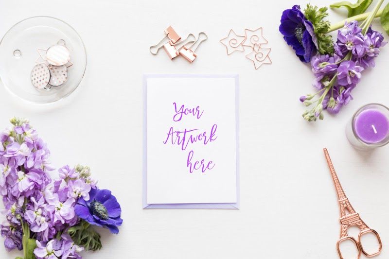 Download Download A6 card royal blue flowers mockup PSD Mockup in 2020 | Design mockup free, Royal blue ...