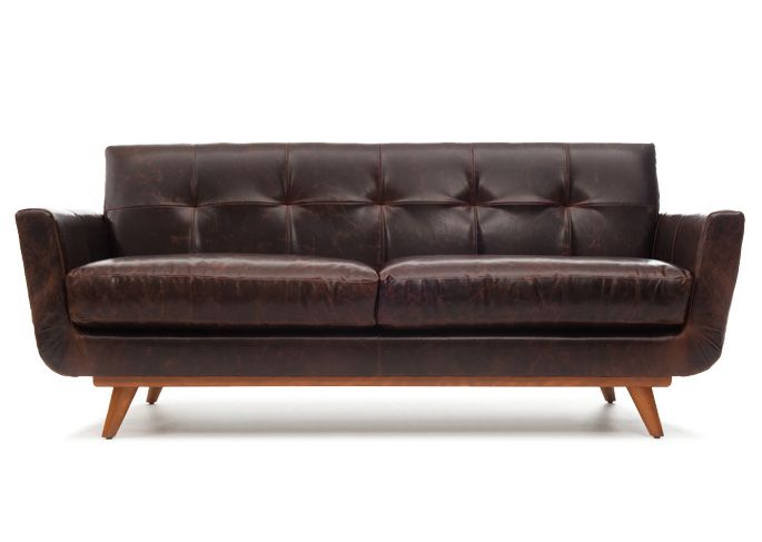Rove Concepts Furniture Mid Century Modern Leather Sofa Mid Century Modern Leather Sofa