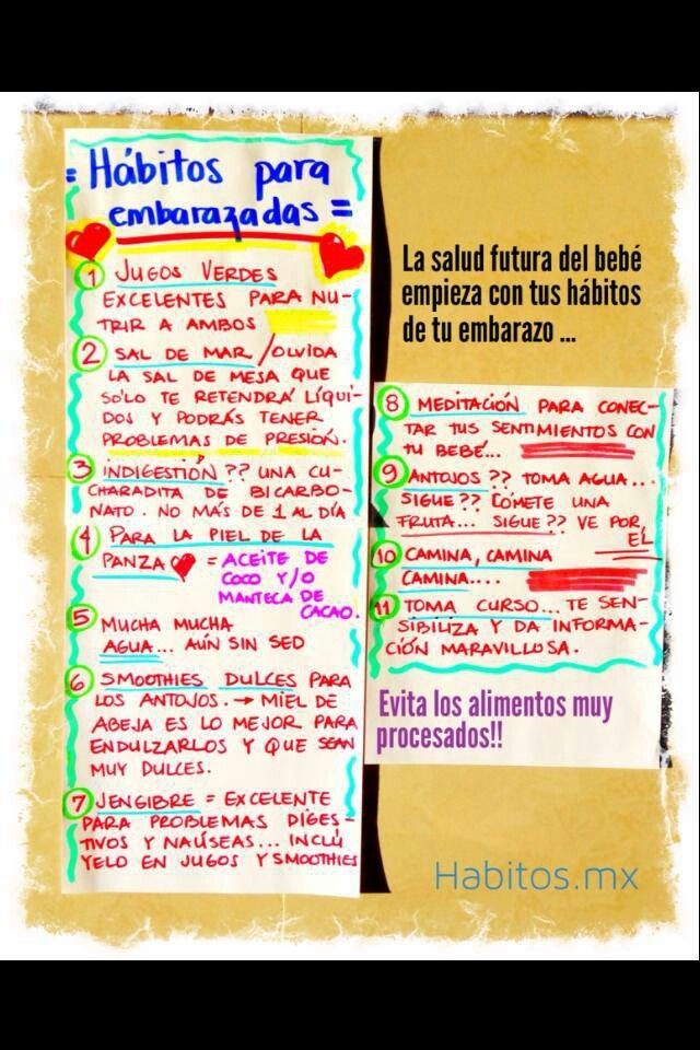 Men Para Embarazadas Con Recetas Para Comer Sano Durante Men Para Embarazadas Con Recetas Para Comer Sano Durante