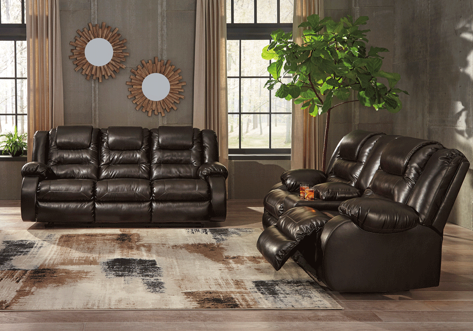 Vacherie Chocolate Reclining Sofa Set Louisville Warehouse Leather Sectional Couches Living Room Leather Reclining Sectional, Faux Leather Reclining Sofa And Loveseat Set