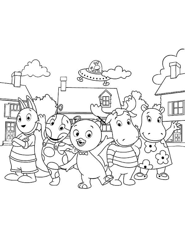The Backyardigans Picture Coloring Page Kids Play Color Coloring