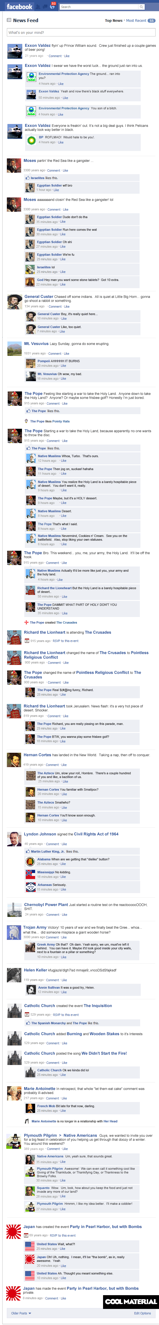If Historical Events Had A Facebook Status Pretty Funny My Favorite Is Helen Kellers If Historical Events Had A Facebook Status Pretty Funny My Favorite Is Helen Kellers