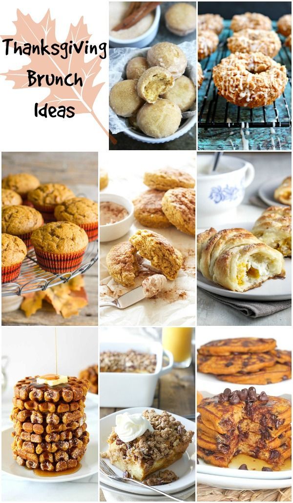 Thanksgiving Brunch Recipes - Moms & Munchkins | Thanksgiving brunch ...