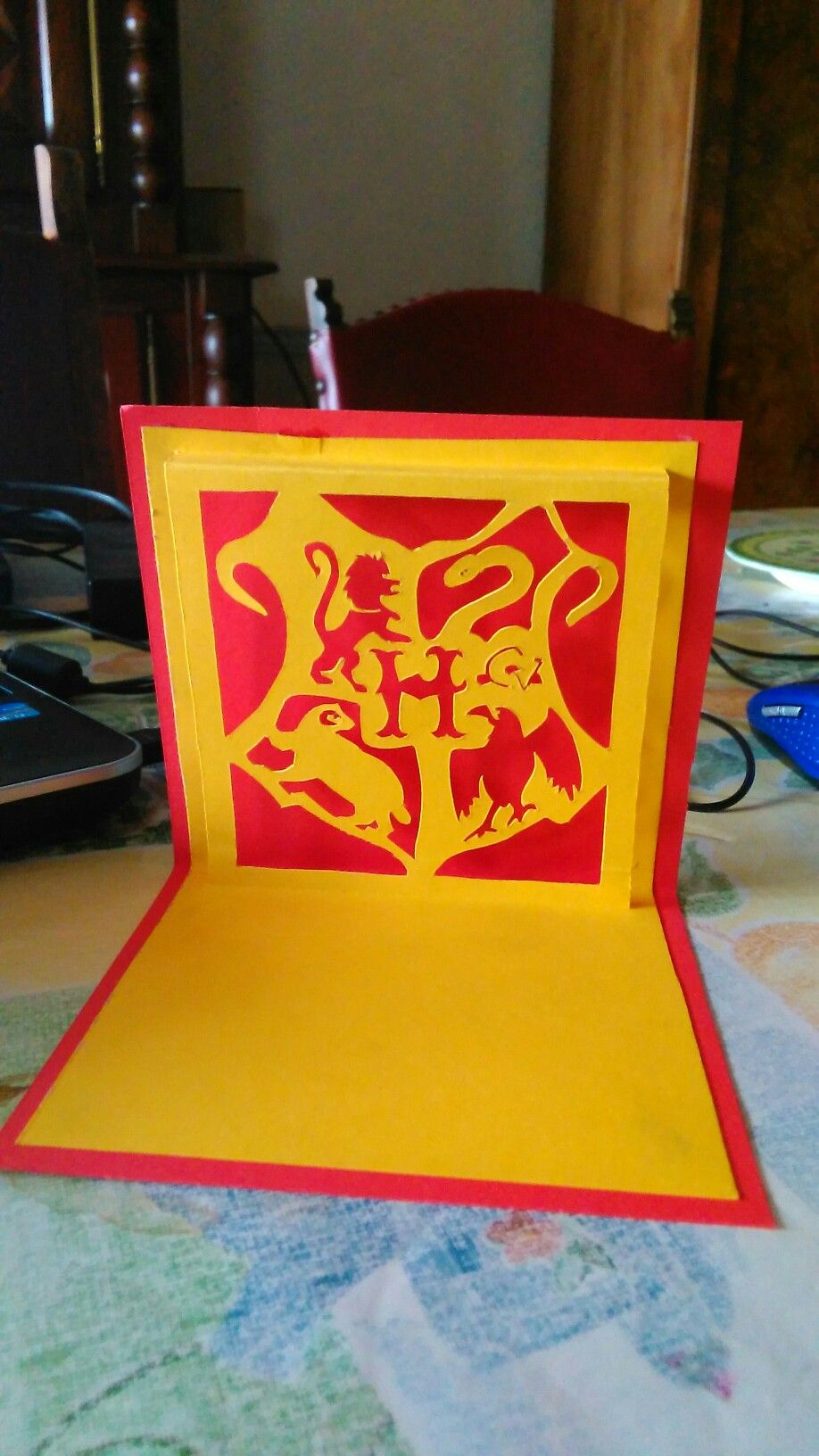 Carte Kirigami Pop Up Harry Potter Carte Kirigami Pop Up Harry Potter