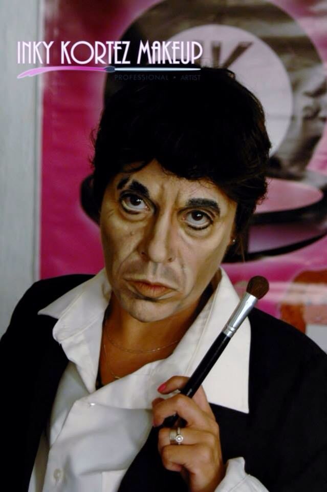 Al Pacino Makeup Tony Montana scarface. Al Pacino, Scarface, Halloween