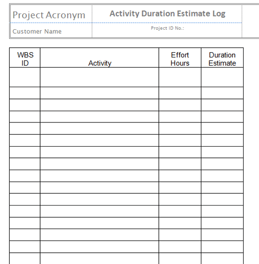activity log template template activity log template