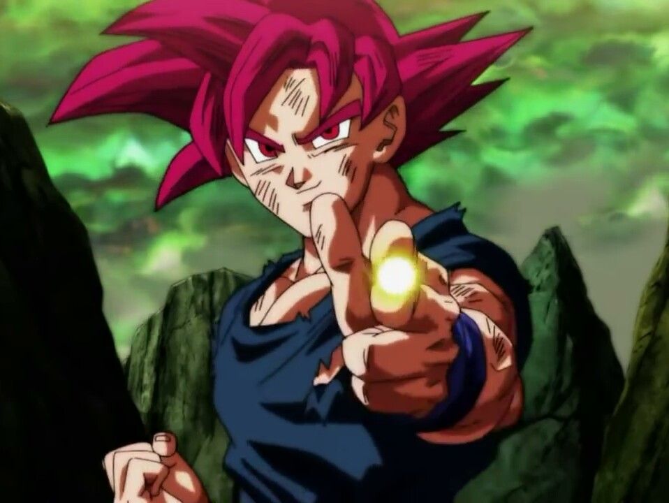 Goku Ssj God Fighting With Kefla In Tournament Of Power