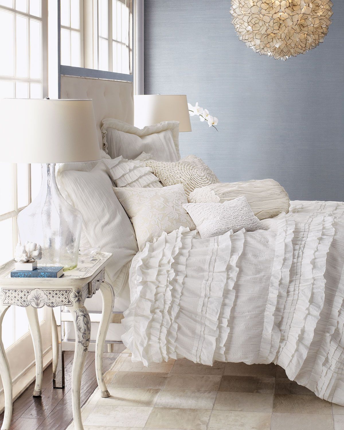 "Flores" Bed Linens Neiman Marcus Now I Lay Me Down To
