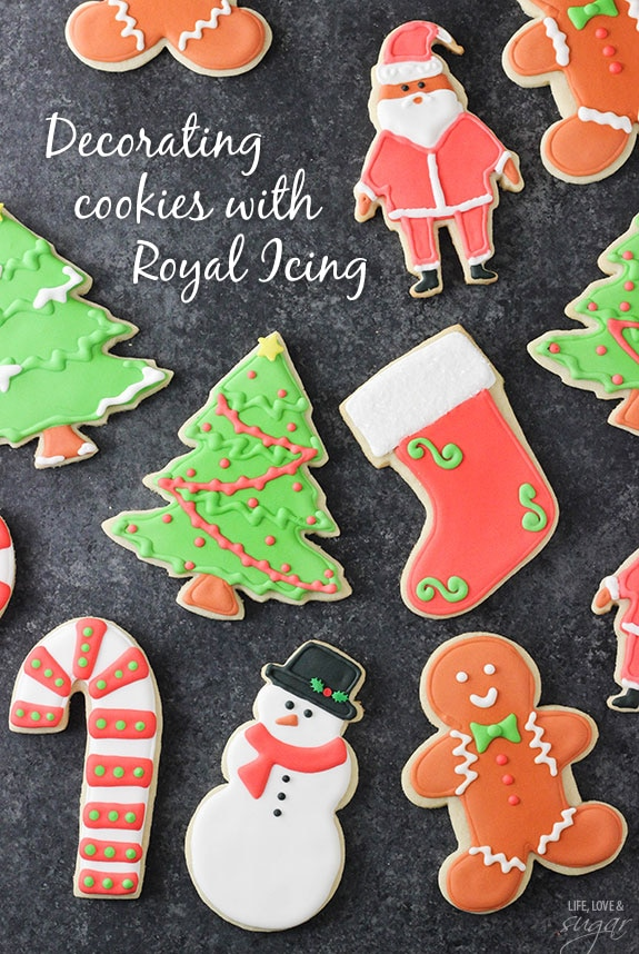 How to Decorate Cookies with Royal Icing #easyroyalicingrecipe