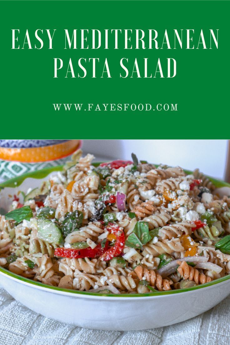 Pasta salad hits all those notes. On top of that, it’s filling and so tasty. My take on pasta salad is a Mediterranean combination of Greek and Italian elements. The best of both incredible worlds. When you need something quick to take with you to the park or beach, look no further. This is it. #appetizerrecipes #easyappetizers #pastasalad #easypastasalad #easyrecipes #appetizers #summerrecipes #easysummerrecipes Easy Summer Meals, Summer Recipes, Easy Meals, Appetizers Easy, Appetizer Snacks, Mediterranean Pasta Salads, Easy Pasta Salad, Italian Seasoning, Side Dishes