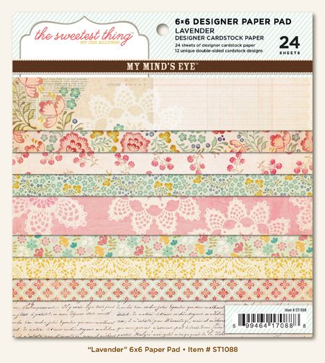 You Be Tiful Everyday 6x6 Scrapbooking Paper Crafting Pad Authentique 24 S NEW