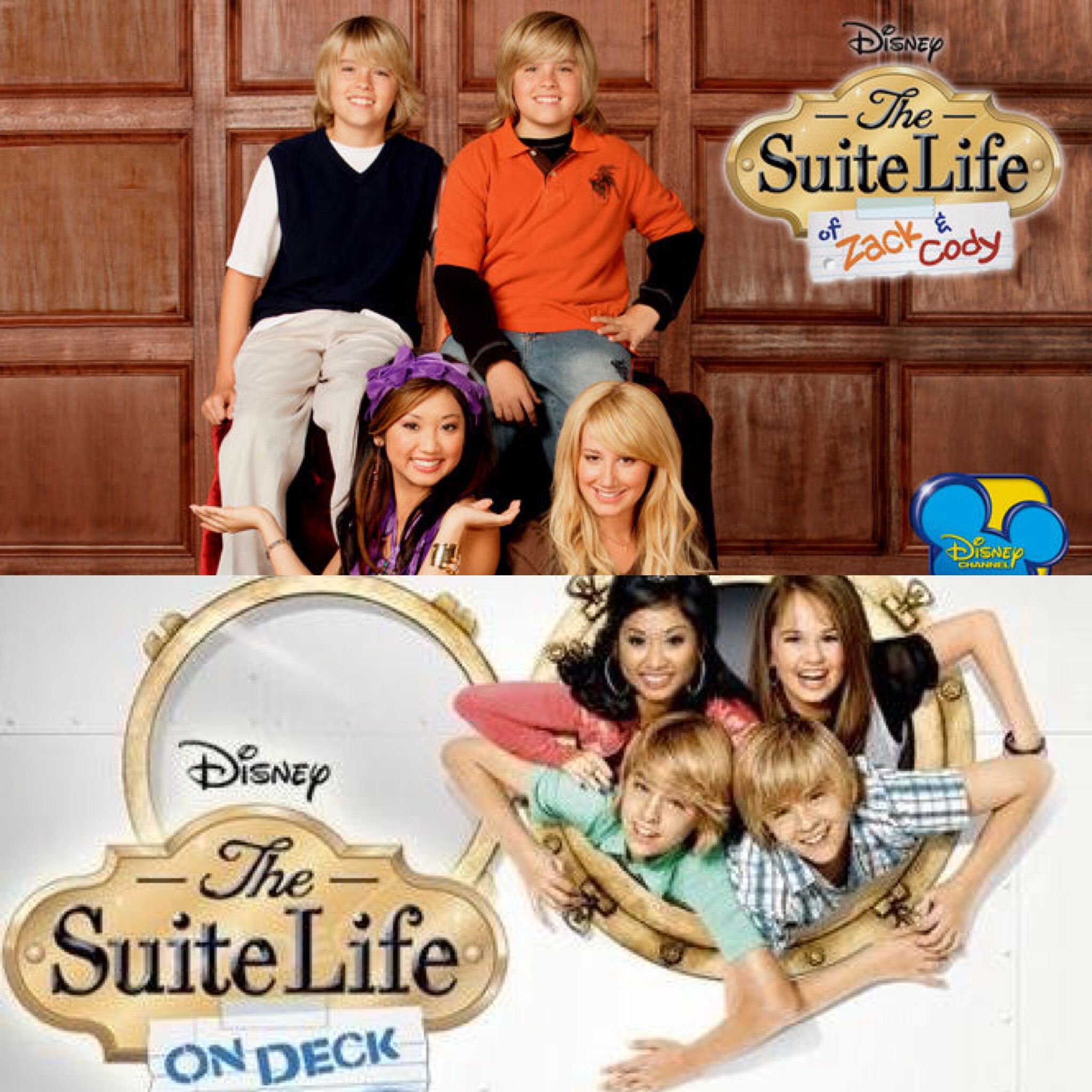 Awww the cover for the Suite Life Of Zack & Cody and The Suite Life On Deck