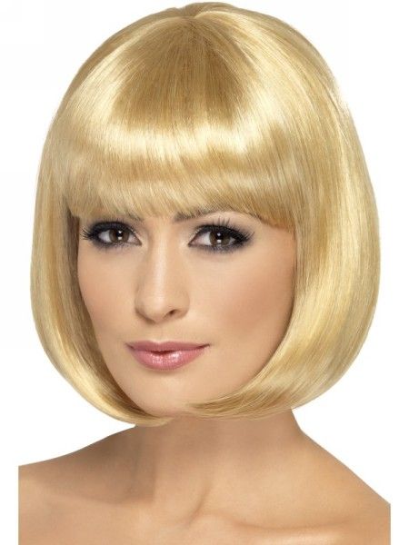 BLOND 12 INCH WIGS PARTYRAMA WIG
